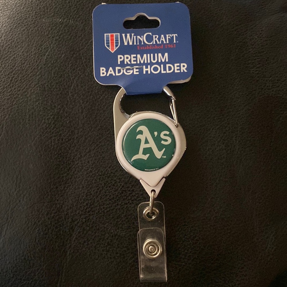 MLB Oakland A’s Badge Holder